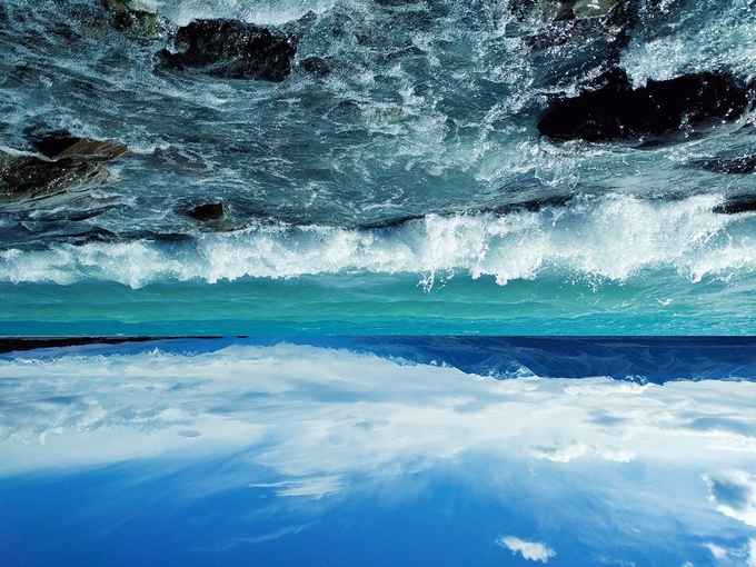 upside down